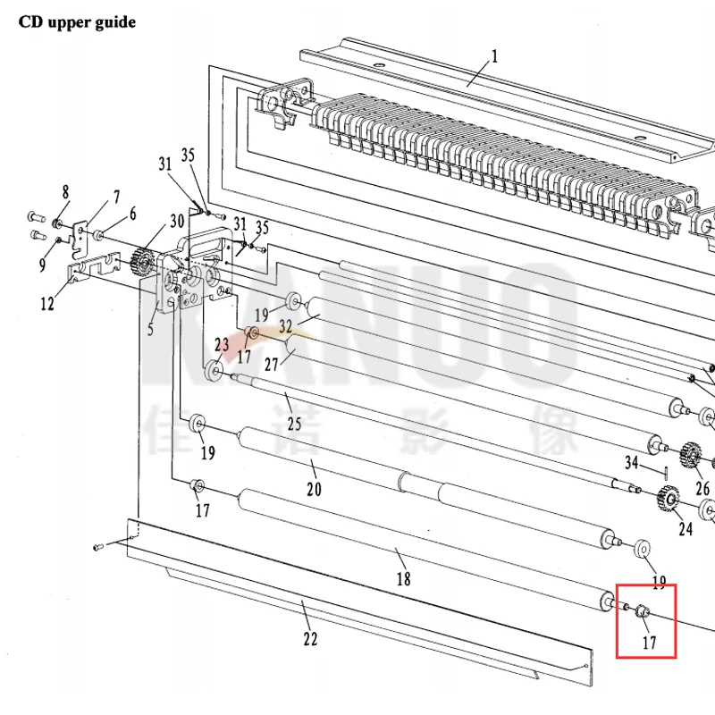 (4 шт./лот) H153339 20308045 втулка для Noritsu QSS LPS24PRO запчасть мини-лаборатории | Электроника