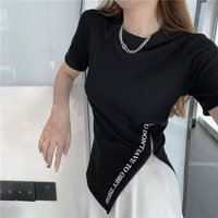 cheap wholesale 2021 spring summer autumn new fashion casual woman t shirt lady beautiful nice women tops female fy2052