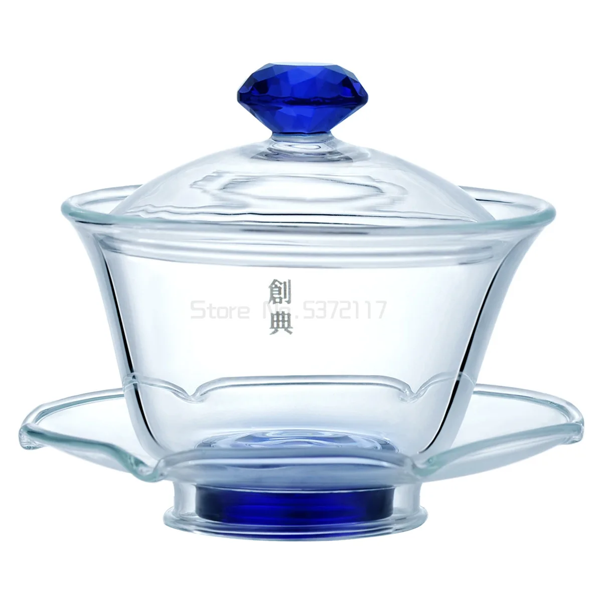 

Creative Heat-Resistant Glass Gaiwan Chinese Tea Tureen Teacups Kung Fu Master Cups Tea Bowl Teaware Accessories Ornament