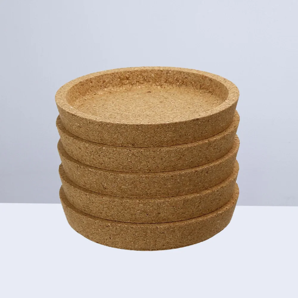 

5pcs Soft Coasters Wooden Cup Pads Coffee Drink Teacup Mat Table Decoration for Home Kitchen Cafe