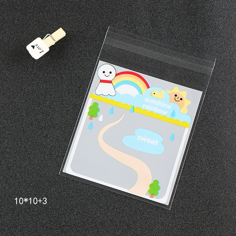 100 шт./лот оптовая продажа Плетеный поезда пакет для упаковки еды печенье