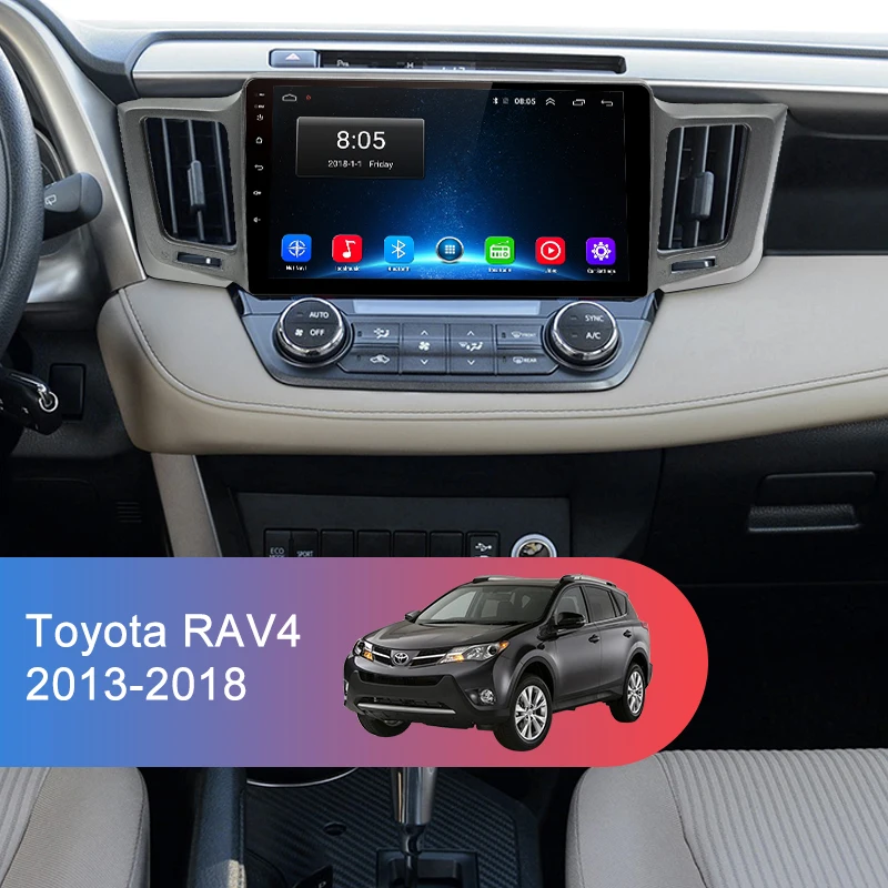 AWESAFE для Toyota RAV4 4 2013- автомобильный Радио Мультимедиа Видео плеер gps No 2din 2 din Android 8,1 2G+ 32G