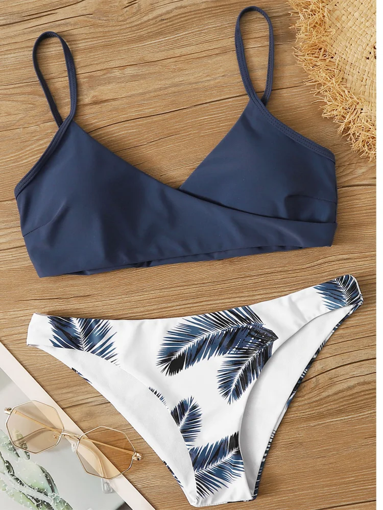 

Women's Swimsuit Bikini Swimwear Floral Random Print Bikini Set Push-Up Bikinis Sexy Biquini Swim Suit Female Beachwear Swimming