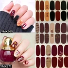 1 лист модный дизайн ногтей Леопардовый трафарет для украшения ногтей маникюрный клей наклейки 3D сексуальный лак обертывания аксессуар