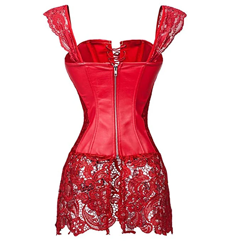 Women Body Shaper Gothic Sexy Lingerie Slimming Waist Trainer Latex Bodysuit Corset Shapewear Butt Lifter Tummy Bodyshaper