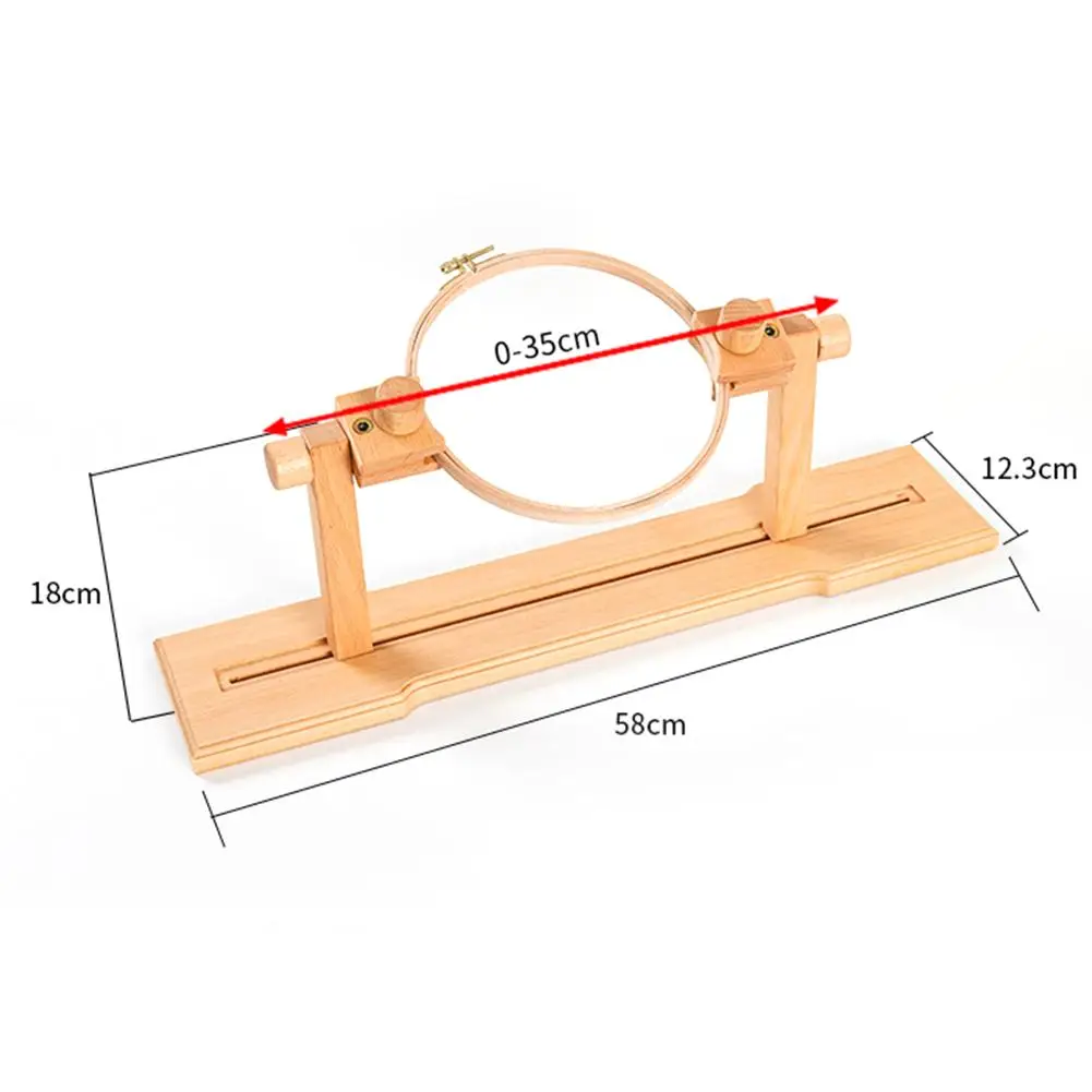 

Multifunctional Cross Stitch Holder Wooden Cross Stitch Rack Adjustable Stand Desktop Cross Stitch Embroidery Frame Household