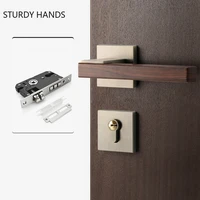 chinese style zinc alloy silent door lock bedroom interior door handle lock security mute door lock household hardware supplies