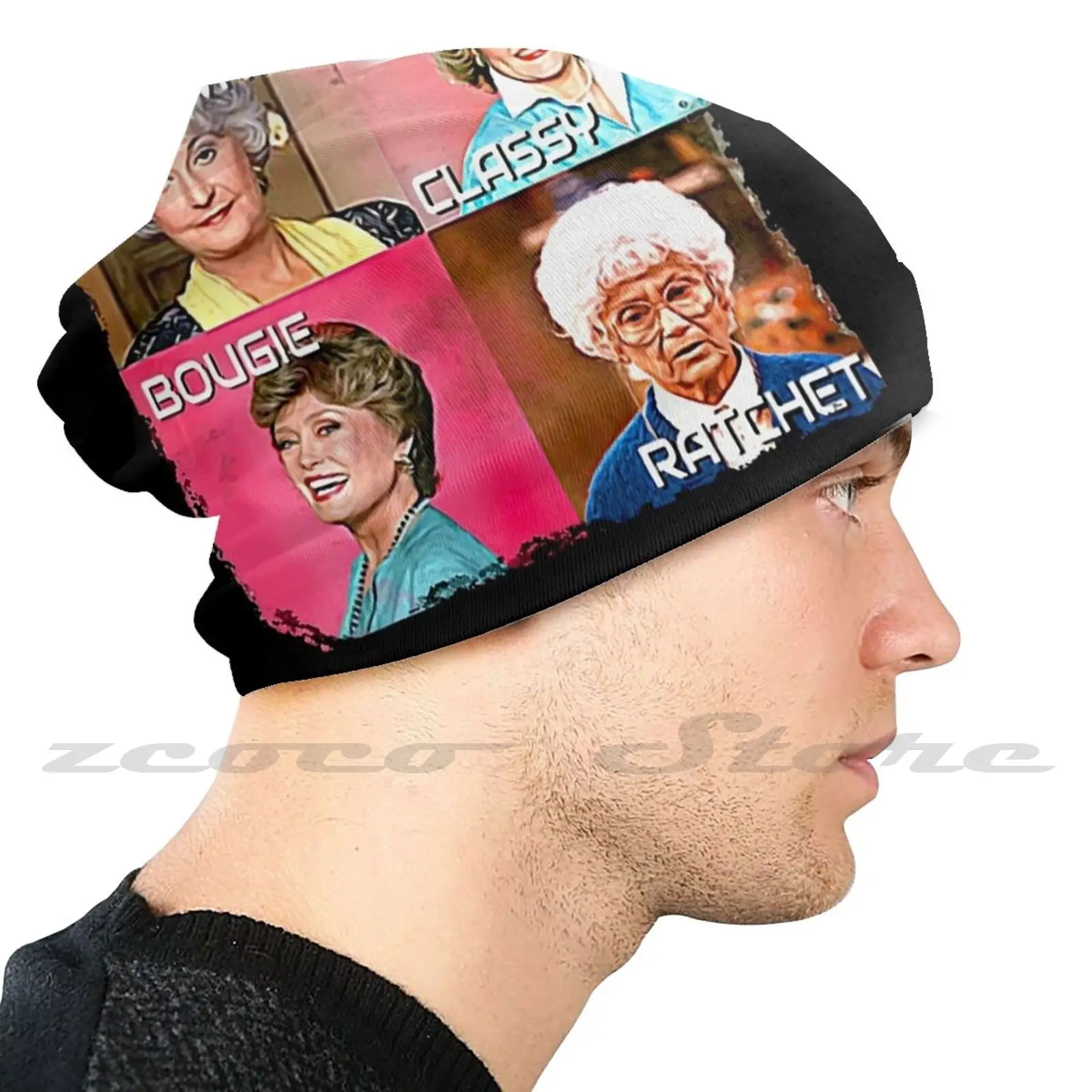 Классическая вязаная шапка с храповым механизмом в сборе для девочек и взрослых