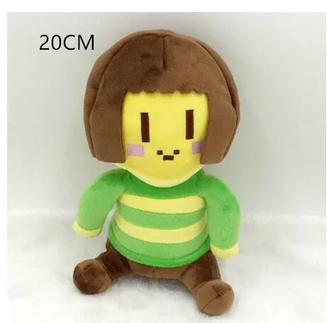 Undertale Sans Asriel Toriel Temmie Undyne Мягкая кукла плюшевая игрушка для детей рождественские подарки - Цвет: Chara