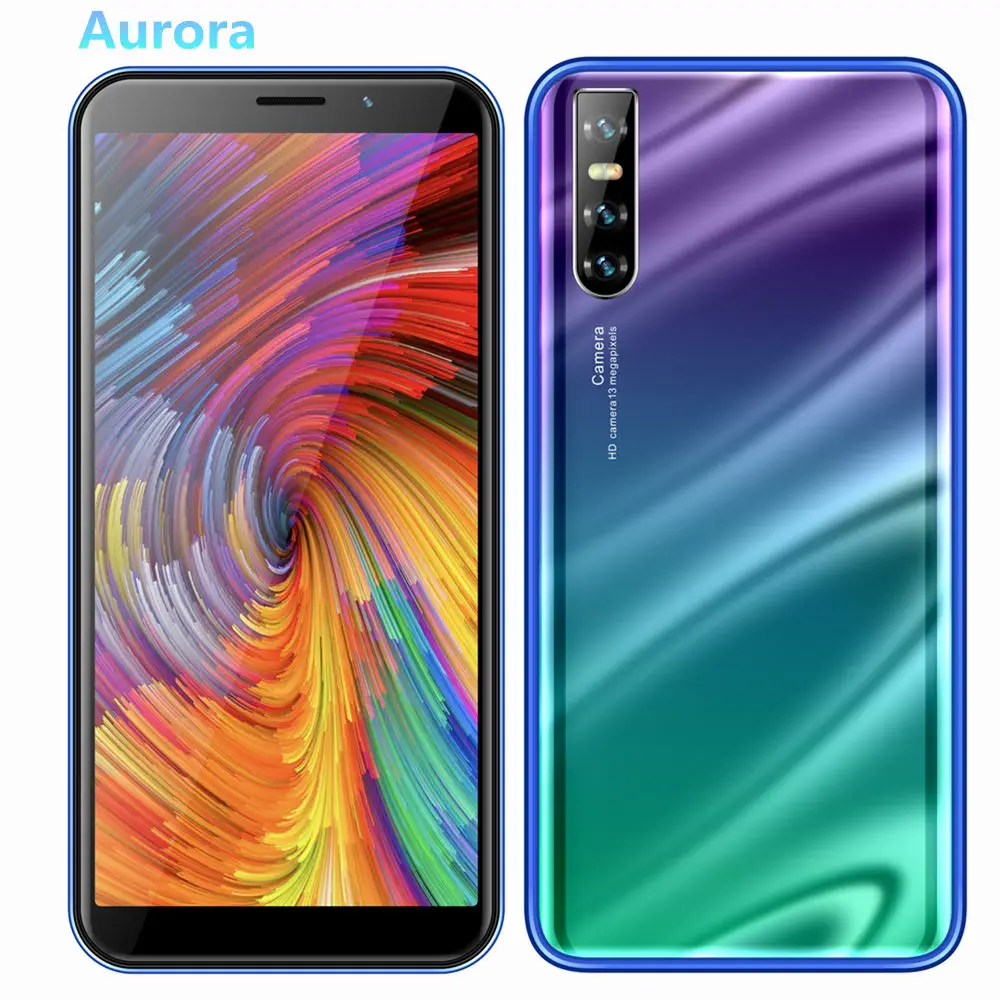 aurora standard Глобальная версия смартфонов A3, 18:9, 4 Гб ОЗУ, 64 Гб ПЗУ, четыре ядра, 13 МП, распознавание лица, разблокированный, 6,0 дюймов, MTK WCDMA, android, мобильные телефоны, celulares - Цвет: aurora standard