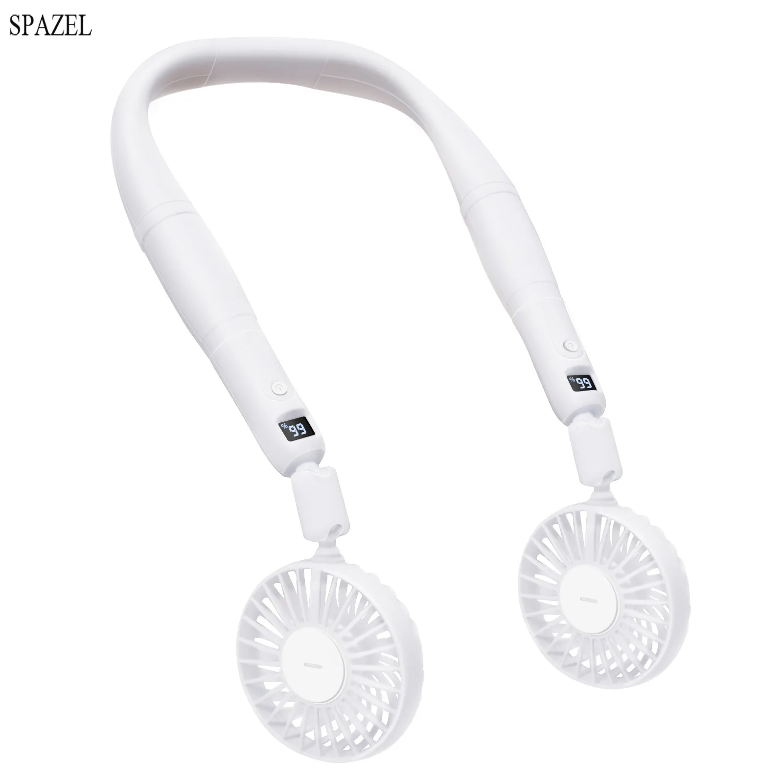 Портативный вентилятор SPAZEL подвесной мини для спорта с функцией Hands Free дома и