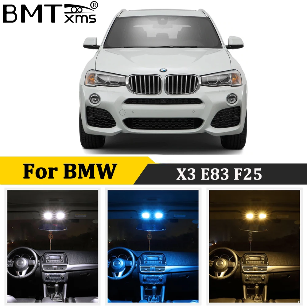 BMTxms Canbus автомобильная светодиодная внутренняя карта купольсветильник для BMW X3 E83