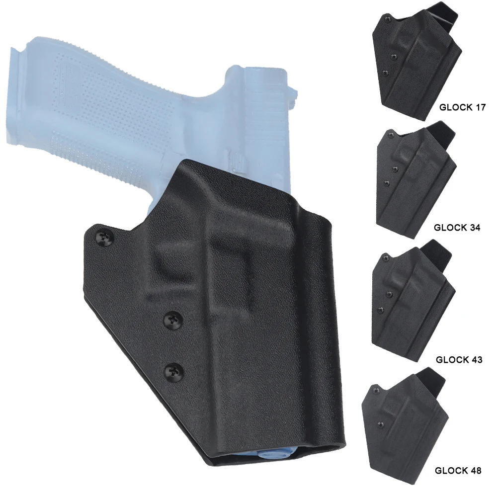 

Tactical Holster Pistols Gun Holster Custom for Glock 17 19/34/43/48 Right Hand Airsoft Belt Holster Military Pistol Case