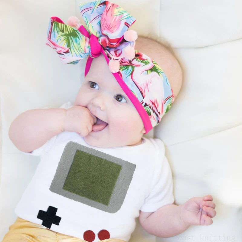 Летний комбинезон для новорожденных мальчиков и девочек с короткими рукавами