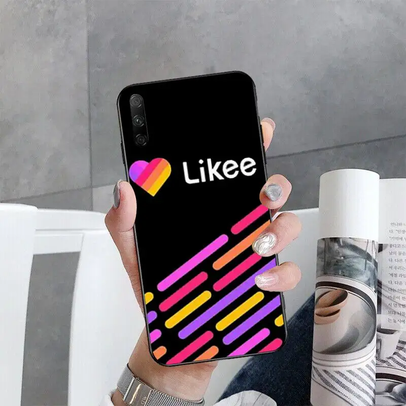 Мягкий силиконовый черный чехол HPCHCJHM likee для телефона Huawei Honor 30 20 10 9 8 8x 8c v30 Lite view pro