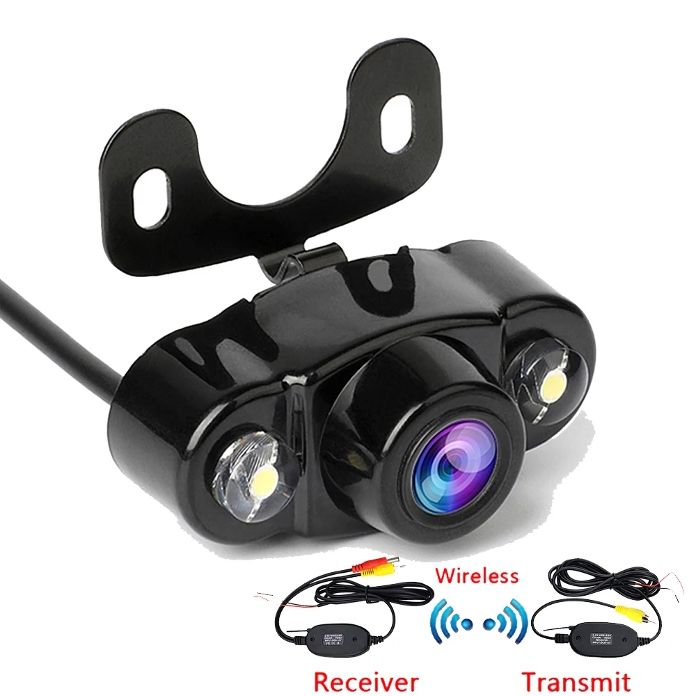 

2.4 Ghz Wireless Rear View Camera RCA Video Transmitter & Receiver Kit for Car Rearview Monitor FM Transmitter & Receiver