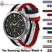 watch band for sasmsung galaxy watch 4 classic 42 46mmgalaxy watch4 40 44mm smartwatch bracelet nylon replaceable watchband