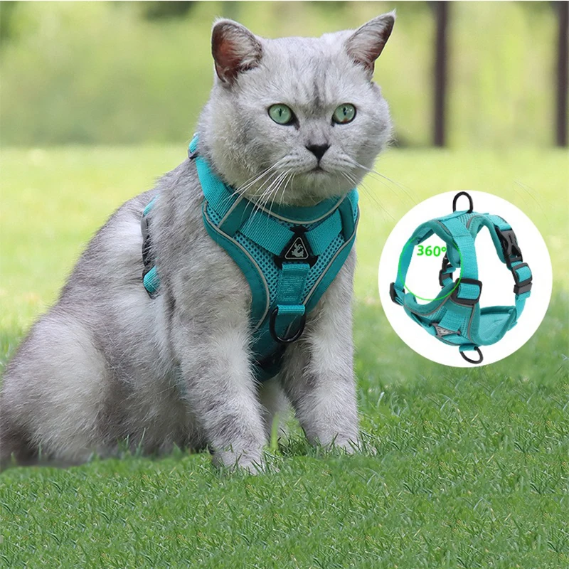 

Dog Harness Leash Vest No Pull Easy Control Reflective Dog Leash for Small Medium Dogs Soft Leather Breathable Pet Harness