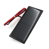 solar panel 5 5v 0 38w 70ma with extend cable polycrystalline solar cells standard epoxy diy battery charge module 30cm wire