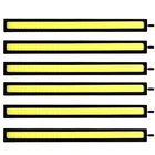 Лампа противотуманная автомобильная, светодиодная, 17 см, 12 В, 6500 К, 6 шт.