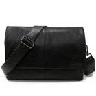 Мужская кожаная сумка через плечо, деловая сумка, мужские сумки-мессенджеры, брендовая Повседневная Сумка-конверт, сумки