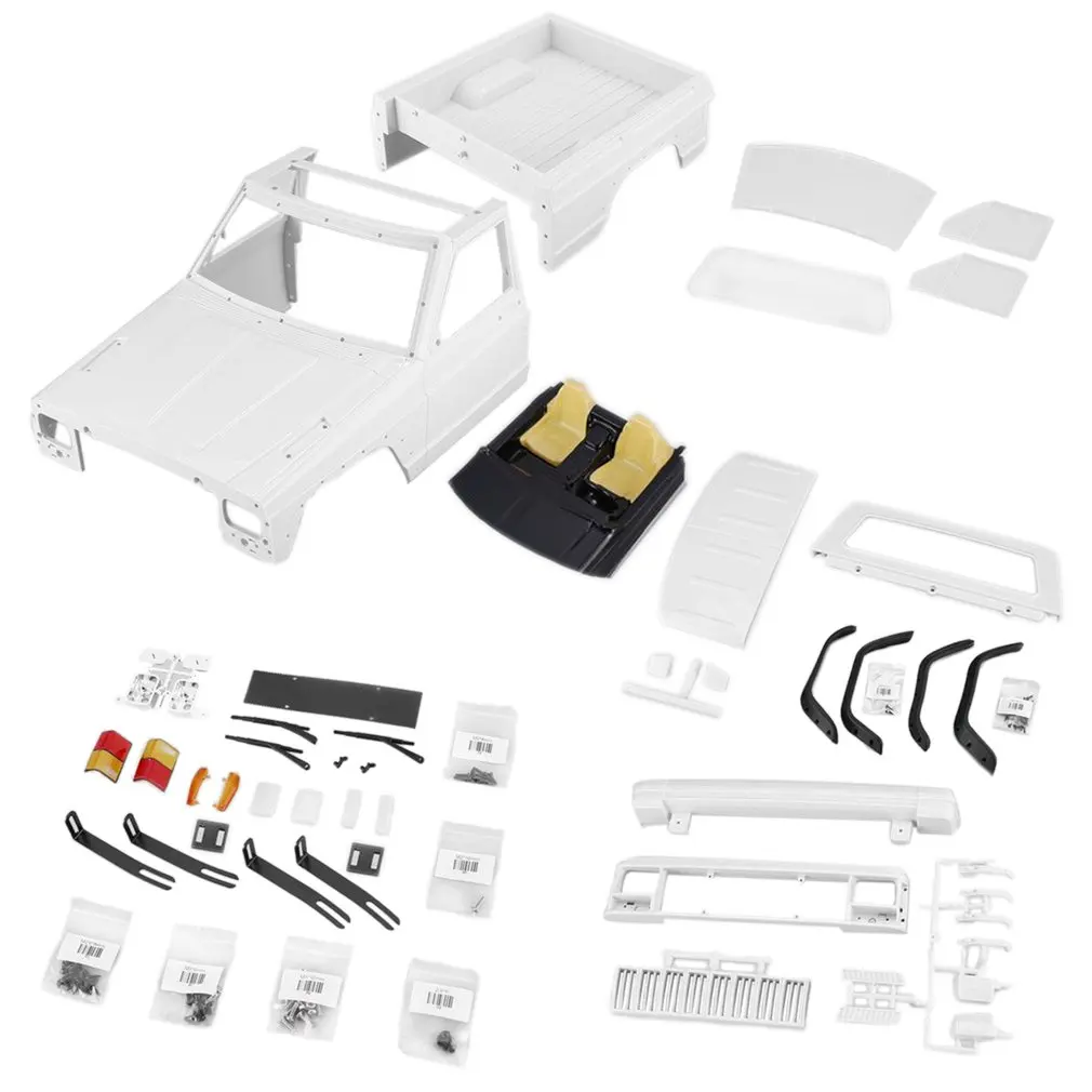 

Ax-313B 12.3Inch/313Mm Wheelbase Pickup Body Shell Diy Kit For Axial Scx10 & Scx10 Ii 90046 90047 1/10 Rc Truck Crawler