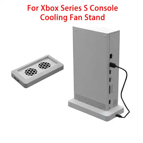 Подставка для вентилятора консоли Xbox серии S с 2 USB-портами для XSS охлаждающая база