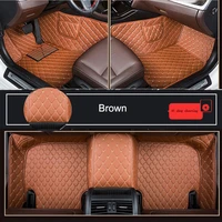 leather customized car floor mat for dodge charger ram 1500 2500 dart journey challenger grand caravan carpet car accessories
