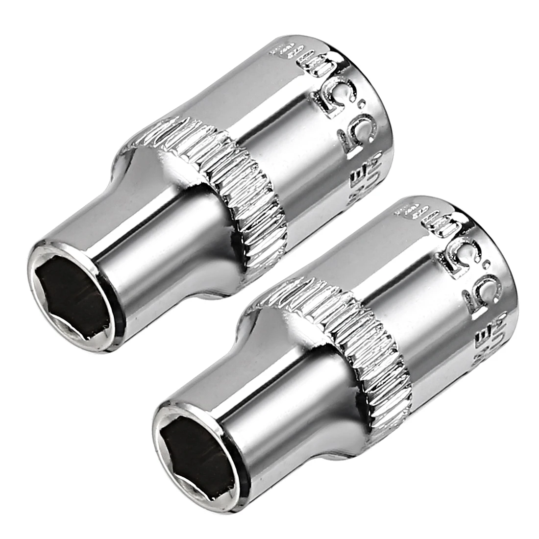 Uxcell 2 Pcs 1/4-Inch Drive 11mm 6-Point Shallow Socket, Metric, Cr-V