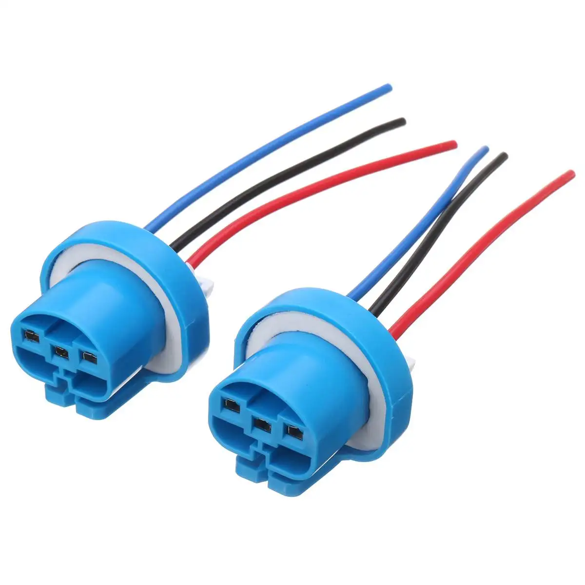 

2pcs 9007 9004 Female Adapter LED Bulb Lamp Light Wire Connector Plug Socket Holder HB5