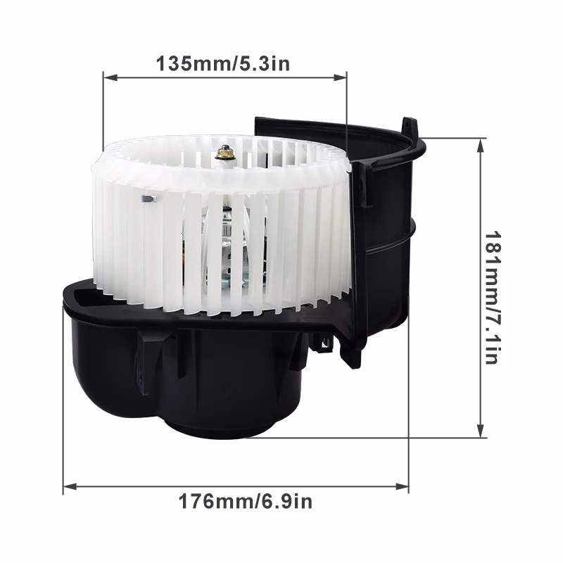 Нагнетатель отопителя переменного тока вентилятор двигателя для Volkswagen Touareg 2004 2005