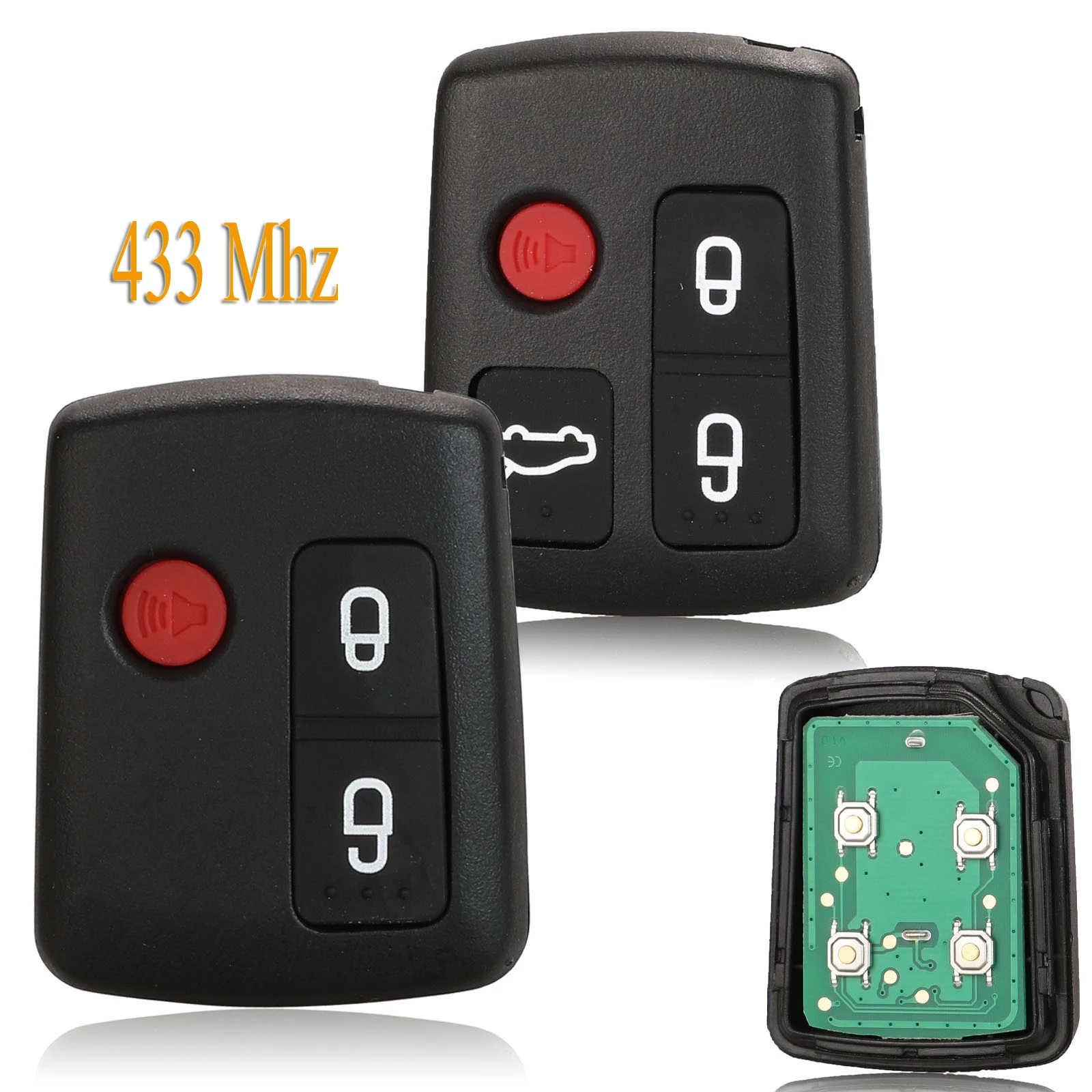 Умный пульт дистанционного управления для автомобиля Kutery 3/4 кнопок 433 МГц Ford BA BF