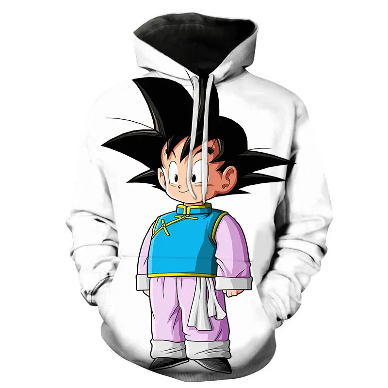 2020 Повседневный Топ с 3D принтом Dragon Ball универсальная мужская толстовка капюшоном