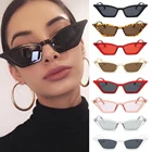 Новые Модные Винтажные Солнцезащитные очки кошачий глаз модные маленькие рамки UV400 солнцезащитные очки уличные очки подарки