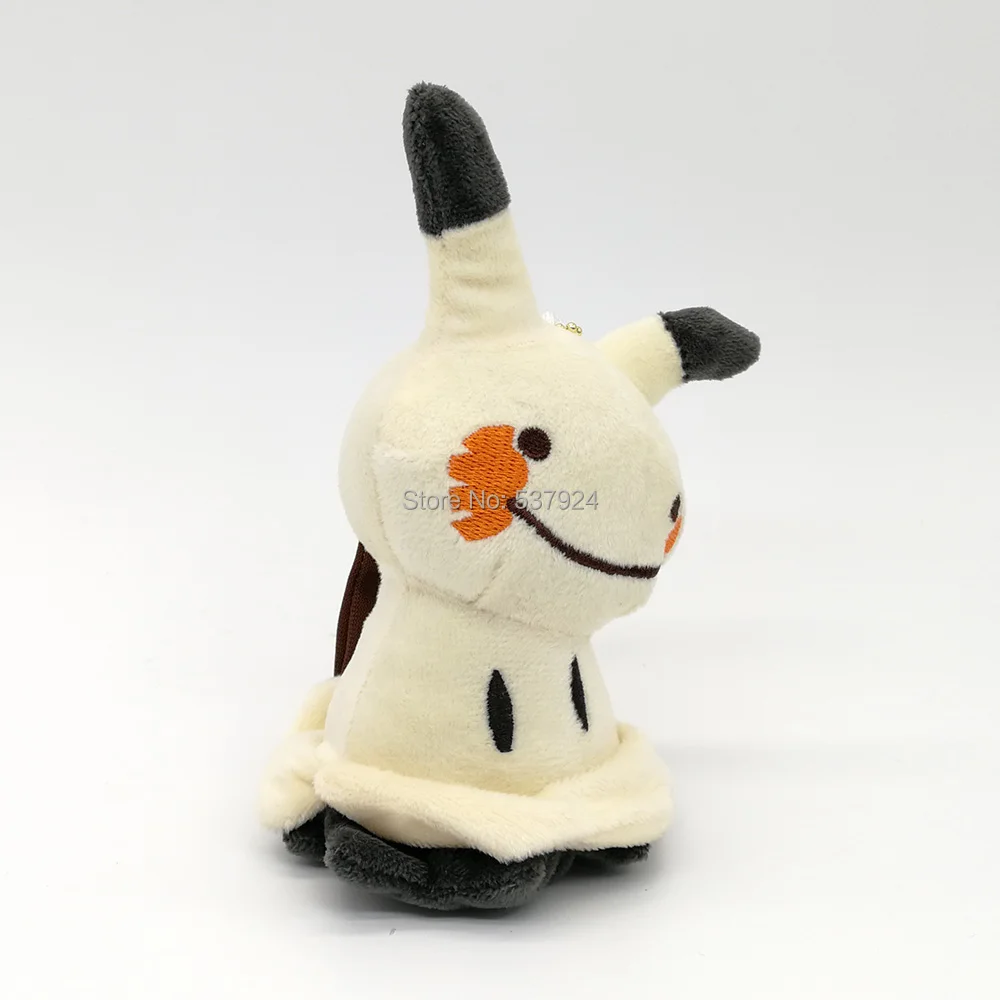 Новинка, 20 шт., Пикачу Eevee Croagunk Dedenne Gengar Larvitar Mimikyu, 4-5,5 дюйма, 10-14 см, плюшевый брелок-подвеска
