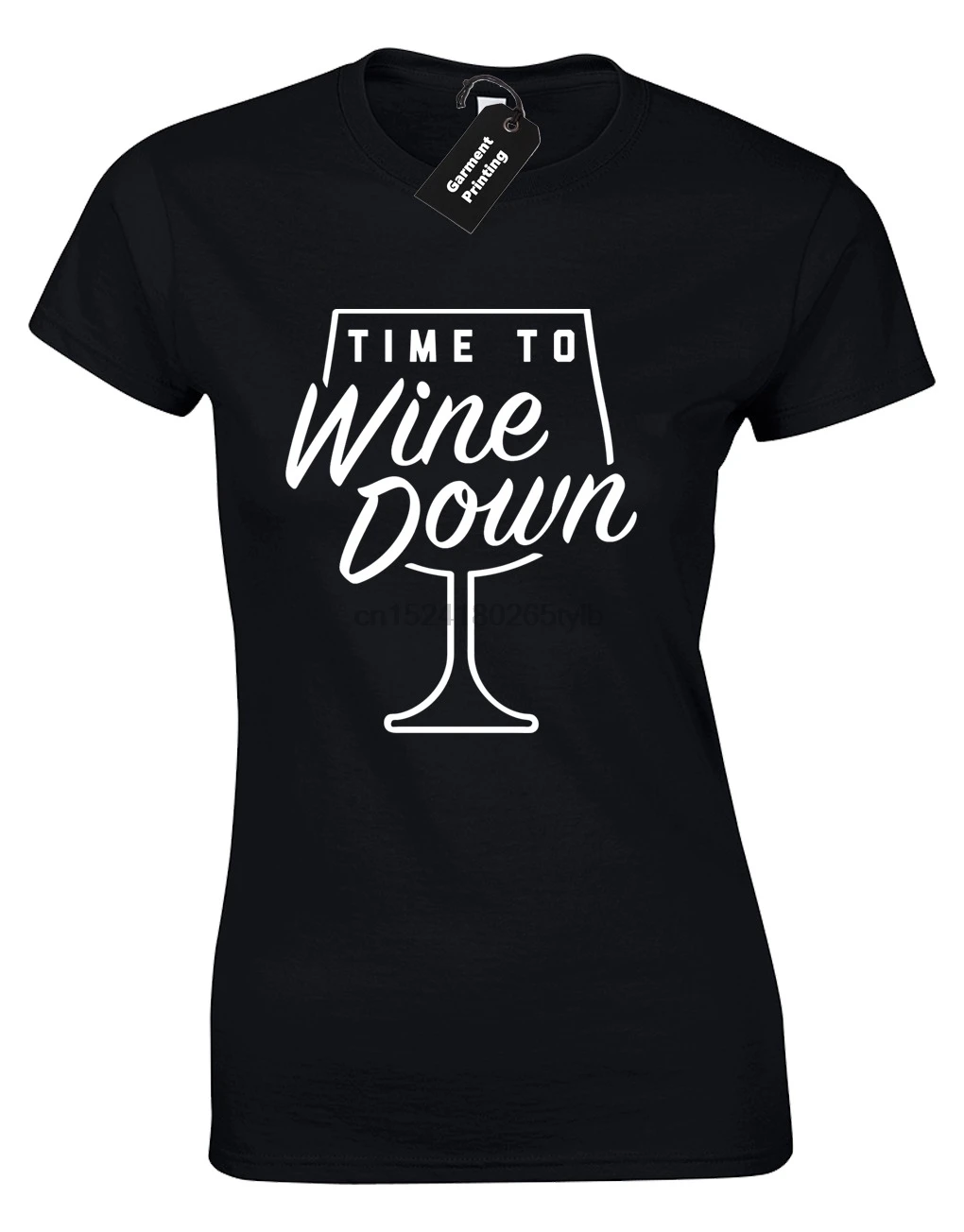 TIME TO WINE DOWN женская футболка Забавный подарок идея для подруги мамы| |