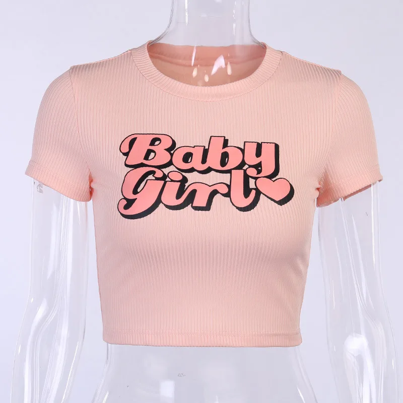 

Graphic T Shirts Crop Top Women Kawaii Y2k Clothes T Shirt Casual Versatile T-Shirt Clothes Summer Fashion Clothing