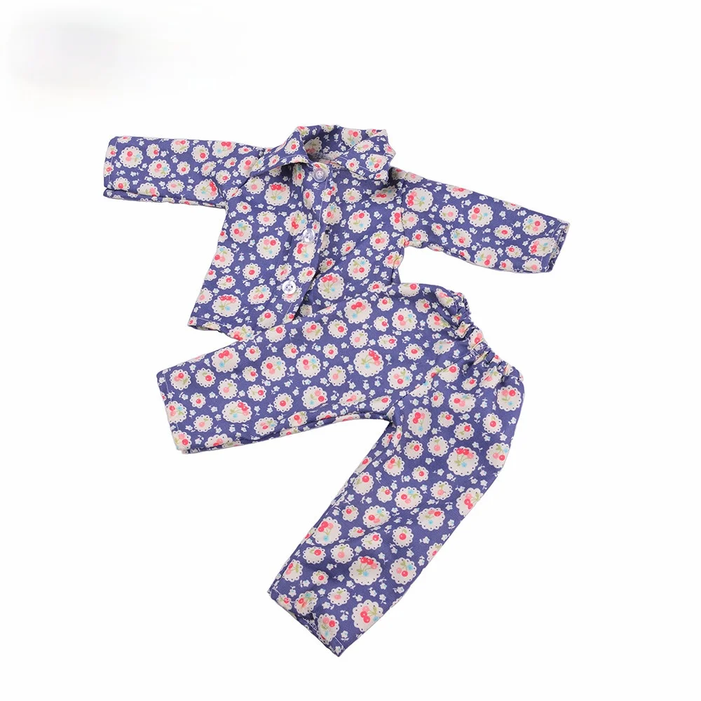 

Grey floral Nightgown For 18inch New - Best gift for children free shipping N539