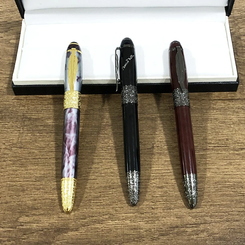 

mb Golden maple leaf clip Great writer Daniel Defoe Memorial Edition Maple fountain pens signing ink pen stationary supplies