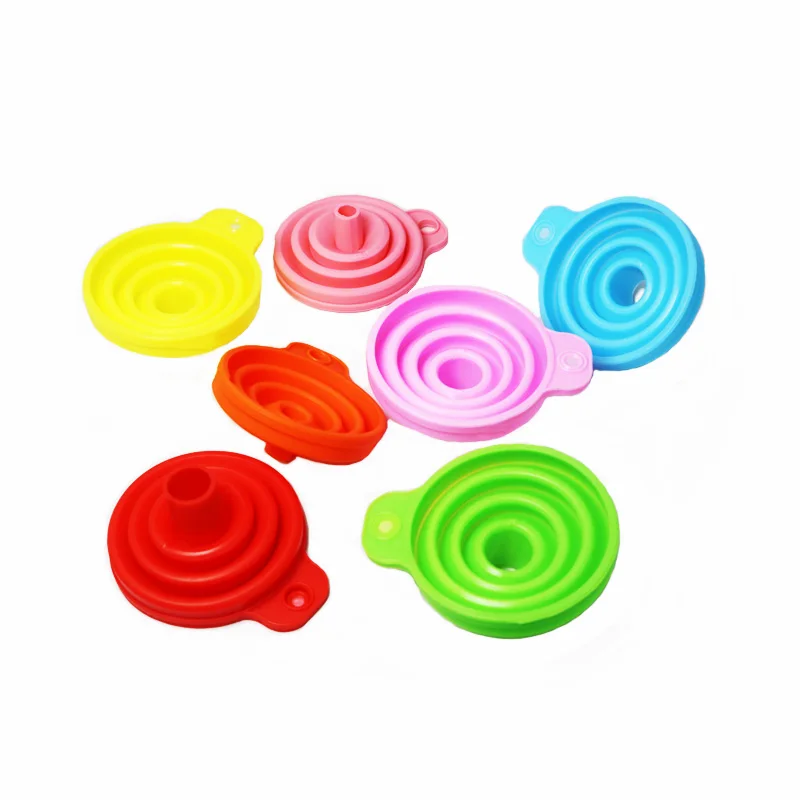 Складная телескопическая Воронка с круглым/квадратным горлом для кухни