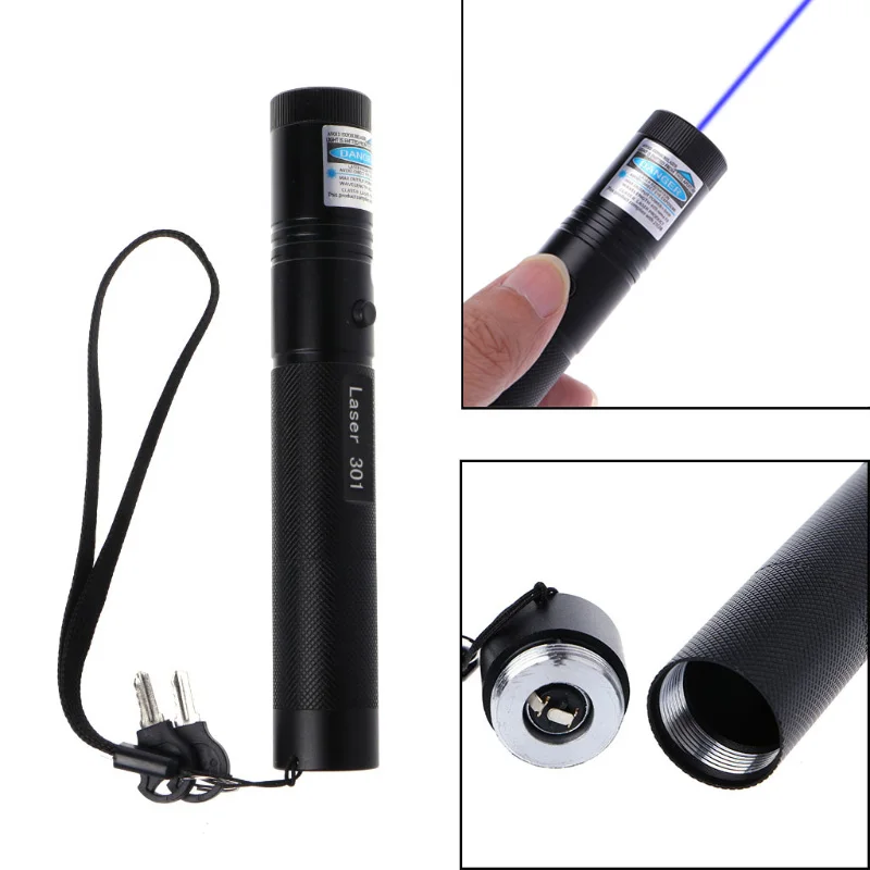 Лазерная указка 5 мВт 405 нм с регулируемым фокусом сине фиолетовая лазерная ручка