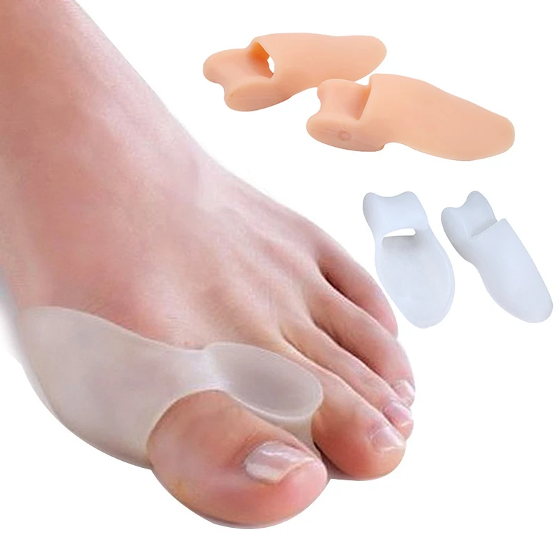 

Silicone Gel Bunion Big Toe Separator Spreader Eases Foot Pain Hallux Valgus Correction Guard Cushion Thumb Toe Separators