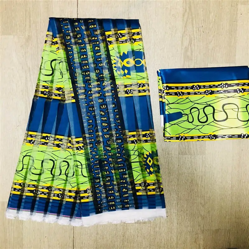 Семейная атласная шелковая ткань в стиле Ганы с Африканским воском из органзы!