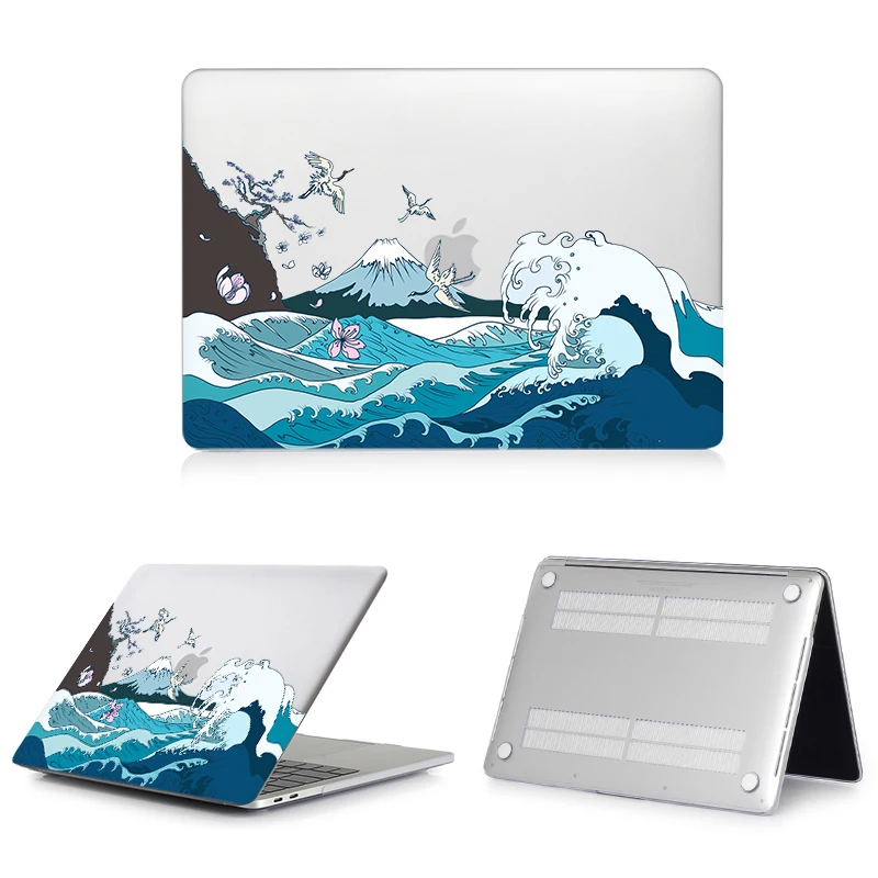 МТТ Кристальный чехол для Macbook Air Pro 11 12 13 15 16 Touch ID 2020 пластиковый жесткий ноутбука