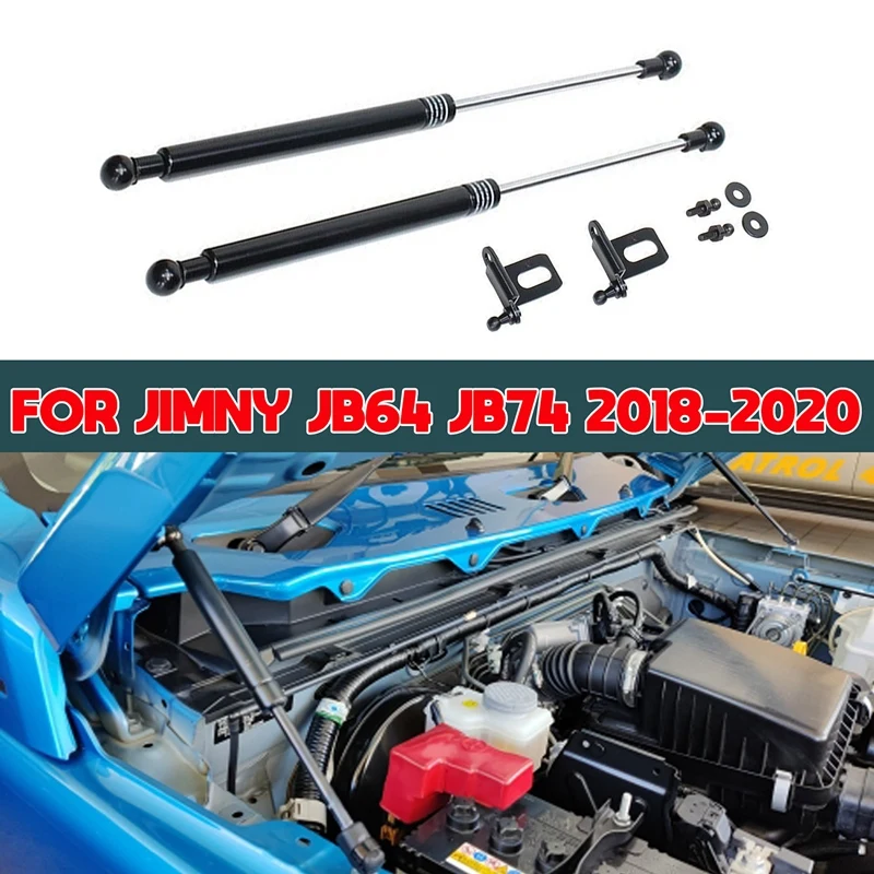 

Стойки капота двигателя автомобиля, поддержка демпфера, модификация передней крышки капота, амортизационный подъемник для Suzuki Jimny JB64 JB74 ...