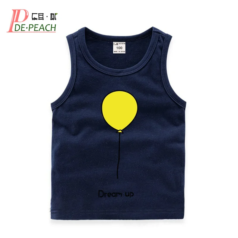 Футболка детская хлопковая без рукавов на лето|Тройники| |