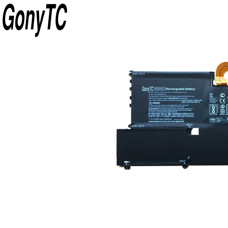 GONYTC натуральная SO04XL Батарея для струйного принтера Hp спектр 13 V000 V014TU V015TU V016TU