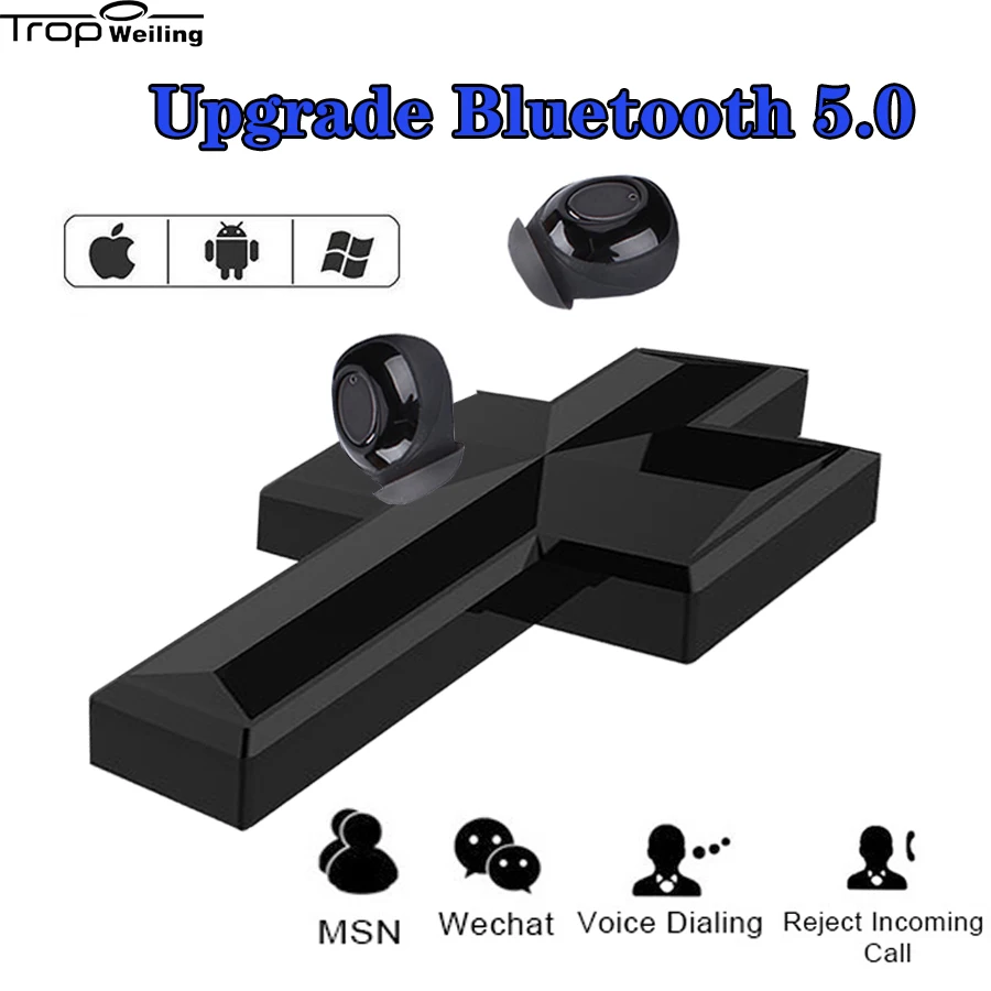 Наушники Trop Weiling TWS Bluetooth 5 0 беспроводные наушники с шумоподавлением микрофоном