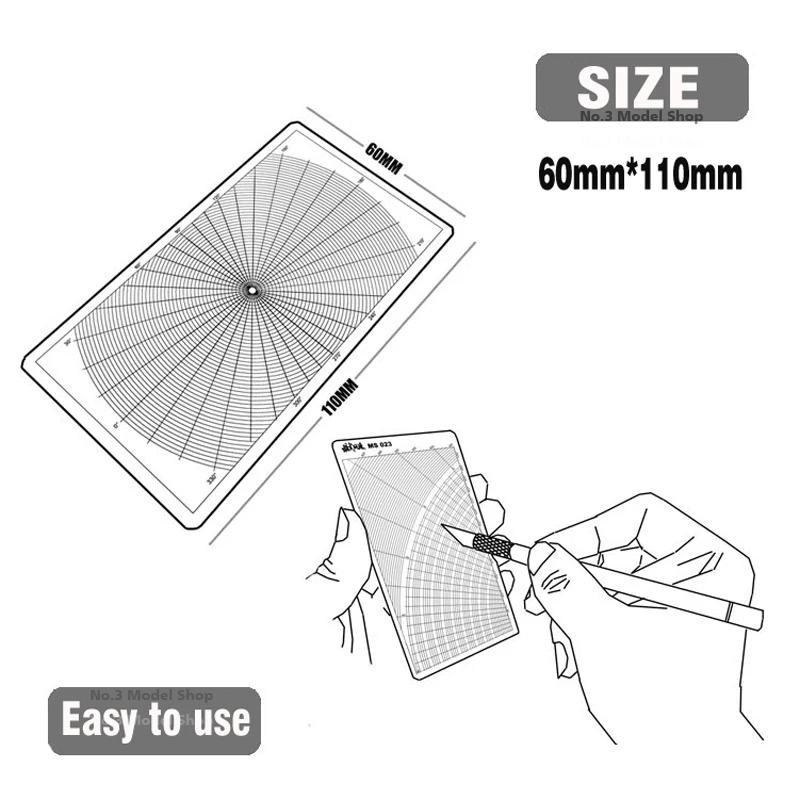 Модель Gundam специальный стальной паз круговая дуговая малярная лента режущие