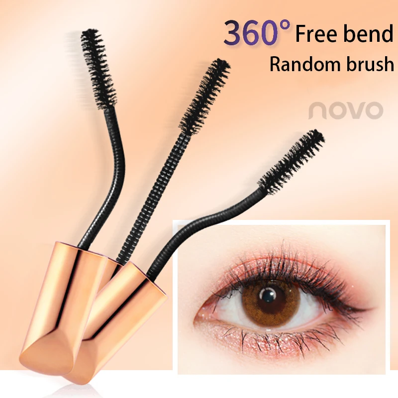 Объемная тушь для ресниц NOVO Curly Twist водостойкая Удлиняющая Тушь густые черные